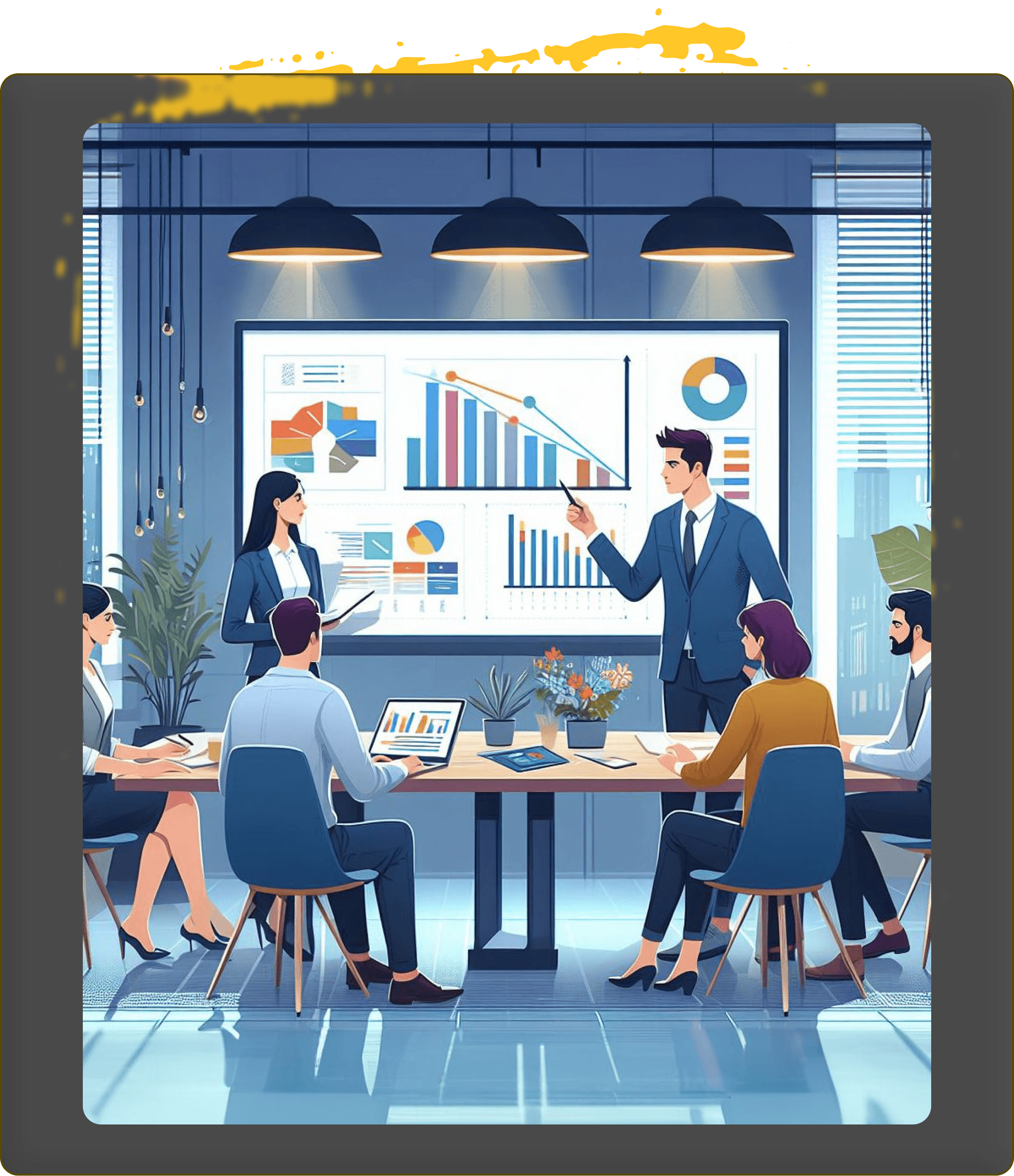 Hire team mockup